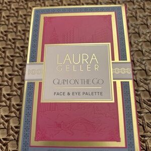 Laura Geller Glam On The Go Face & Eye Palette Blush Neutral Shades Set Of 3 NIB